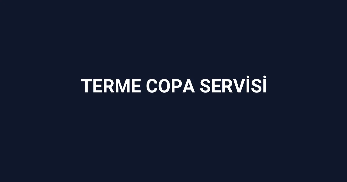 Terme Copa Servisi
